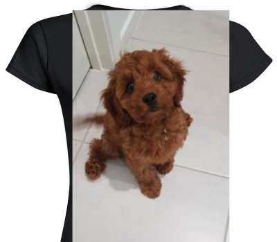 Custom Womens Soft Style 100% Cotton Black T-Shirt