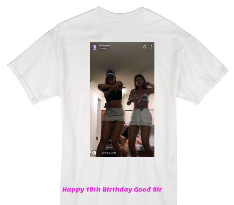 Custom Gildan 100% Cotton White T-Shirt