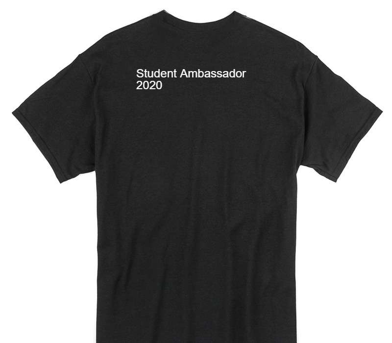 Custom Gildan 100% Cotton Black T-Shirt