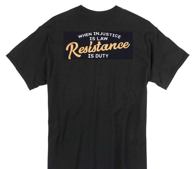 Custom Gildan 100% Cotton Black T-Shirt