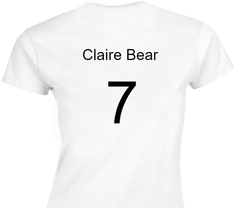 Custom Womens Soft Style 100% Cotton White T-Shirt