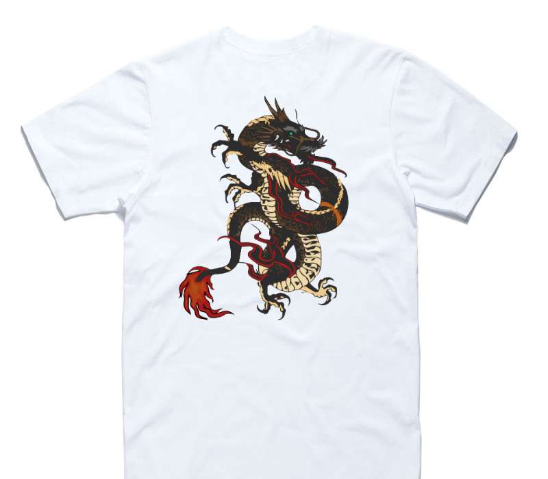 Custom AS Colour 100% Cotton White T-Shirt