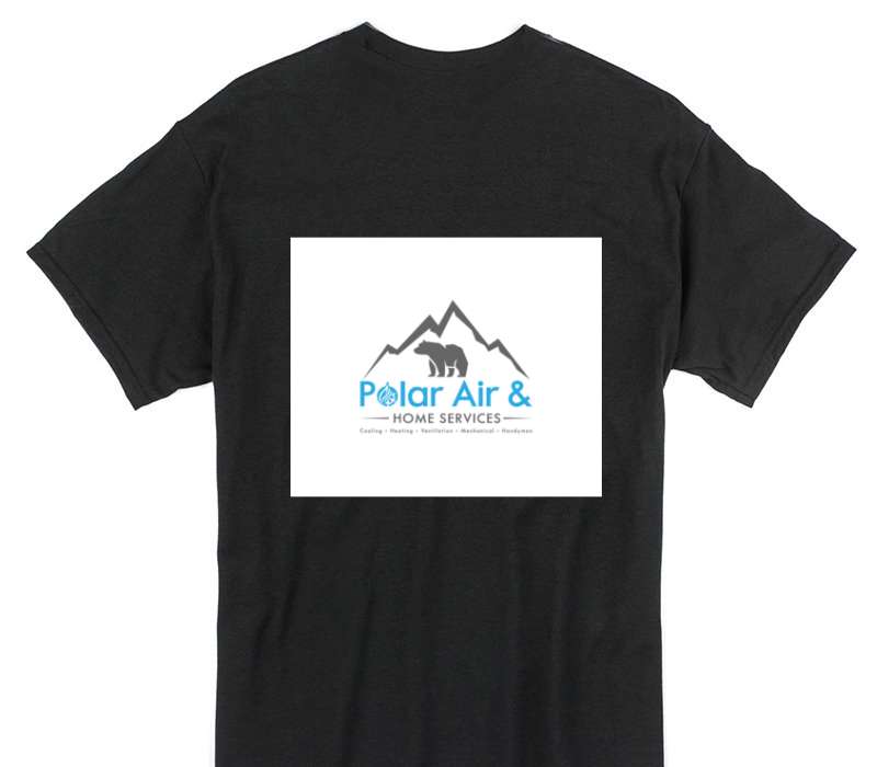 Custom Gildan 100% Cotton Black T-Shirt