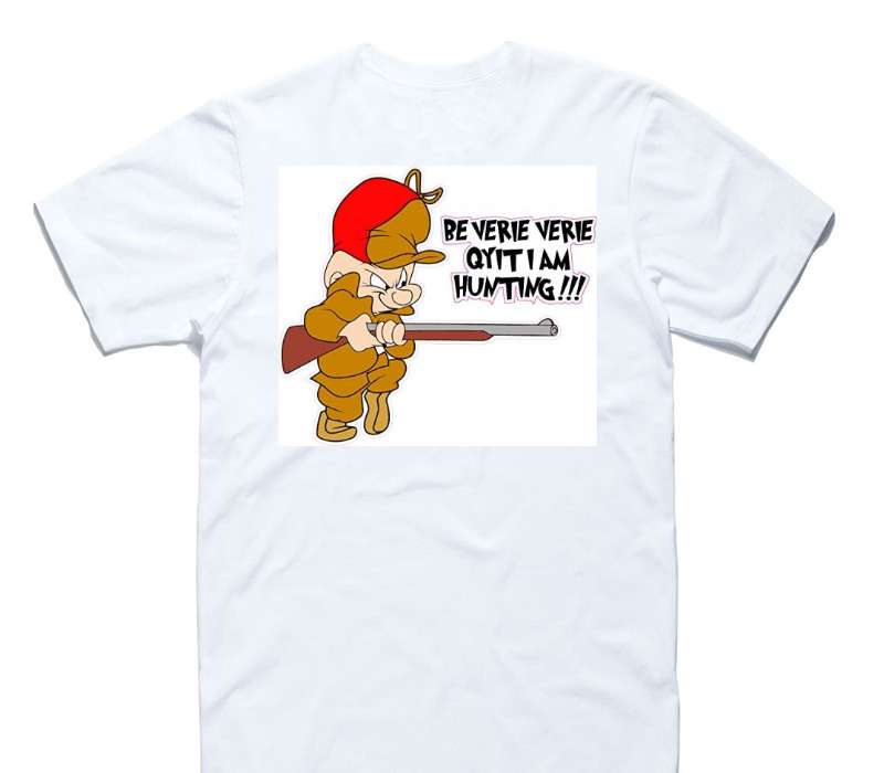 Custom AS Colour 100% Cotton White T-Shirt