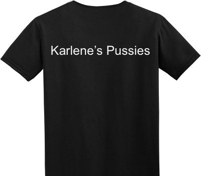 Custom Adult Soft Style 100% Cotton Black T-Shirt