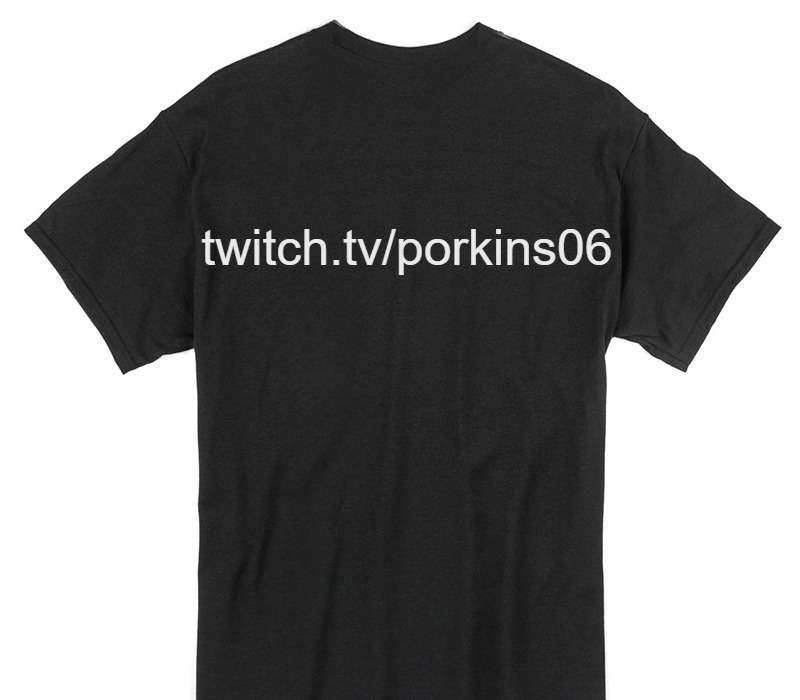 Custom Gildan 100% Cotton Black T-Shirt