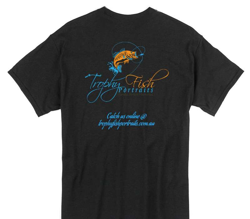 Custom Gildan 100% Cotton Black T-Shirt