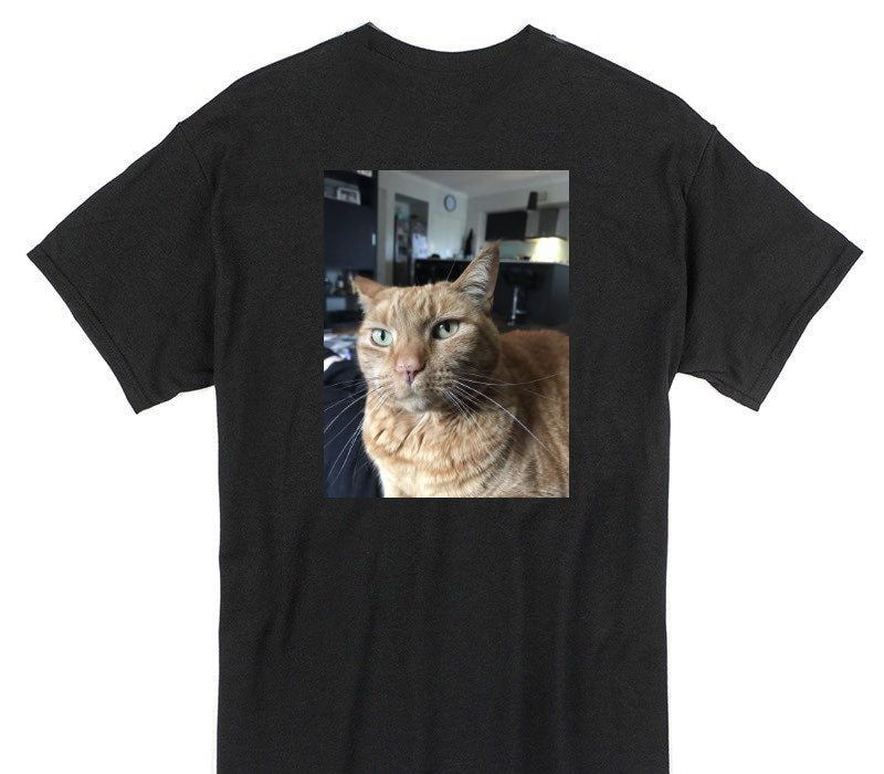 Custom Gildan 100% Cotton Black T-Shirt
