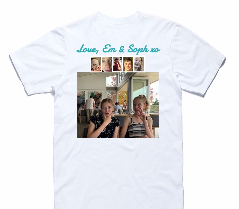 Custom AS Colour 100% Cotton White T-Shirt