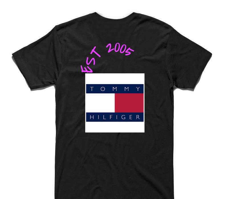 Custom AS Colour 100% Cotton Black T-Shirt