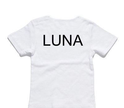 Custom AS Colour White Baby T-Shirt