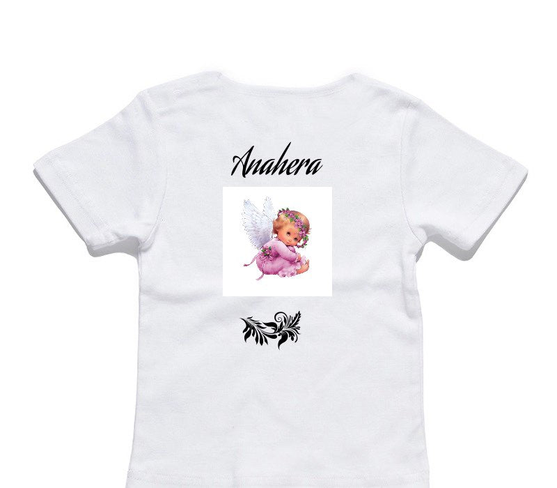 Custom AS Colour White Baby T-Shirt
