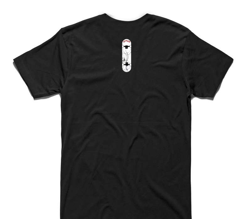 Custom AS Colour 100% Cotton Black T-Shirt