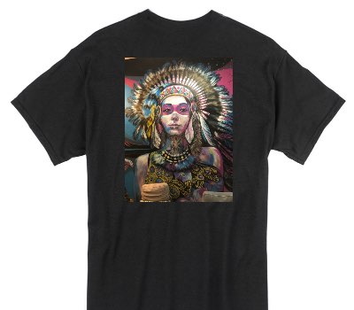 Custom Gildan 100% Cotton Black T-Shirt