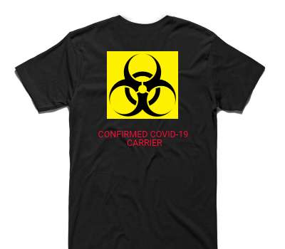 Custom AS Colour 100% Cotton Black T-Shirt