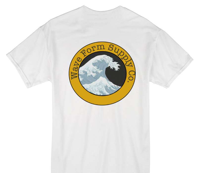 Custom Gildan 100% Cotton White T-Shirt