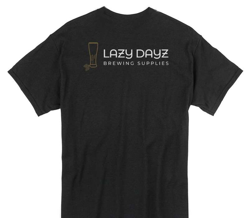 Custom Gildan 100% Cotton Black T-Shirt