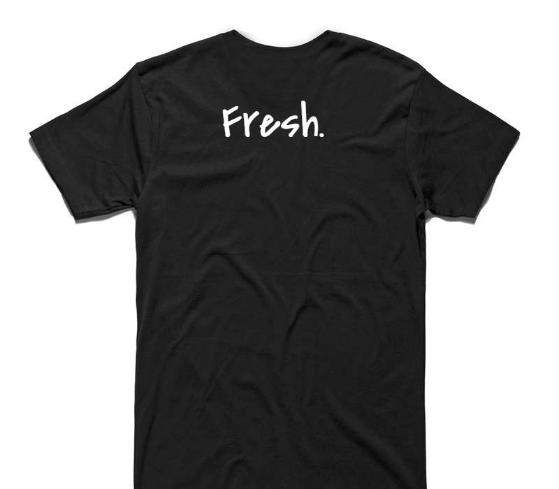 Custom AS Colour 100% Cotton Black T-Shirt