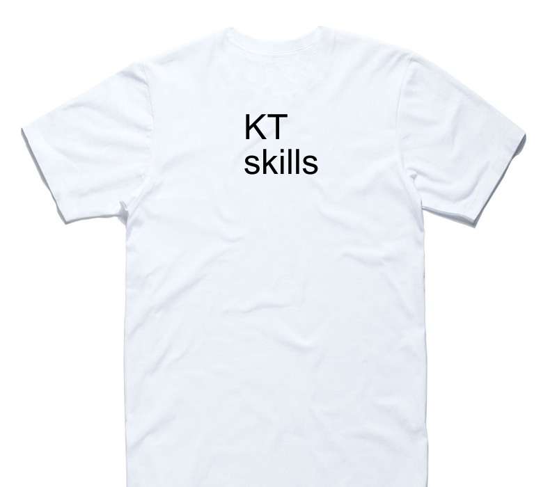 Custom AS Colour 100% Cotton White T-Shirt