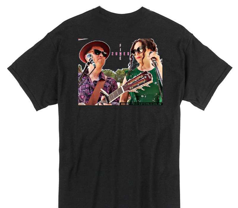 Custom Gildan 100% Cotton Black T-Shirt