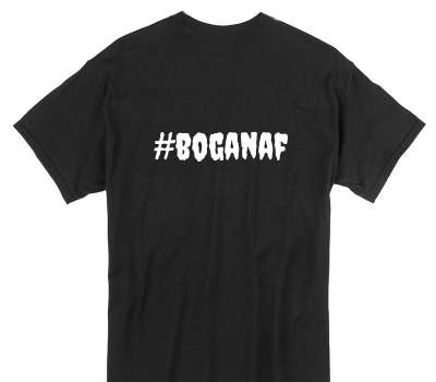 Custom Gildan 100% Cotton Black T-Shirt