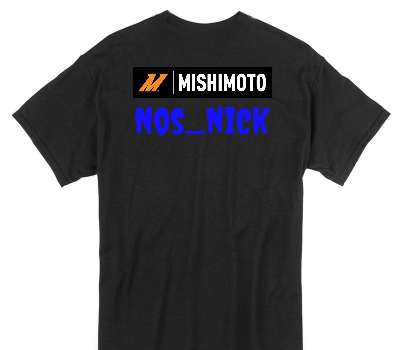 Custom Gildan 100% Cotton Black T-Shirt