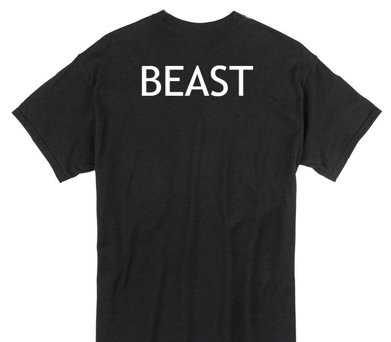 Custom Gildan 100% Cotton Black T-Shirt