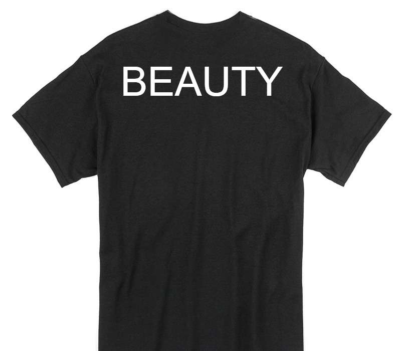 Custom Gildan 100% Cotton Black T-Shirt