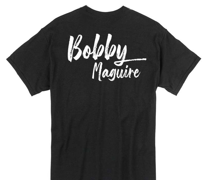 Custom Gildan 100% Cotton Black T-Shirt