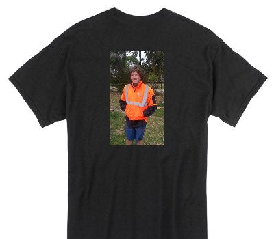 Custom Gildan 100% Cotton Black T-Shirt