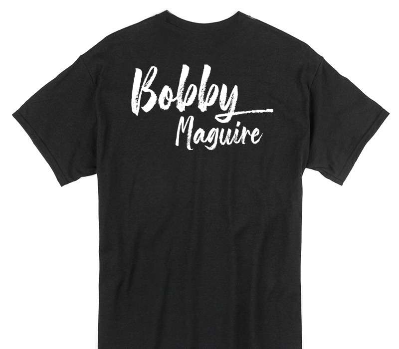 Custom Gildan 100% Cotton Black T-Shirt