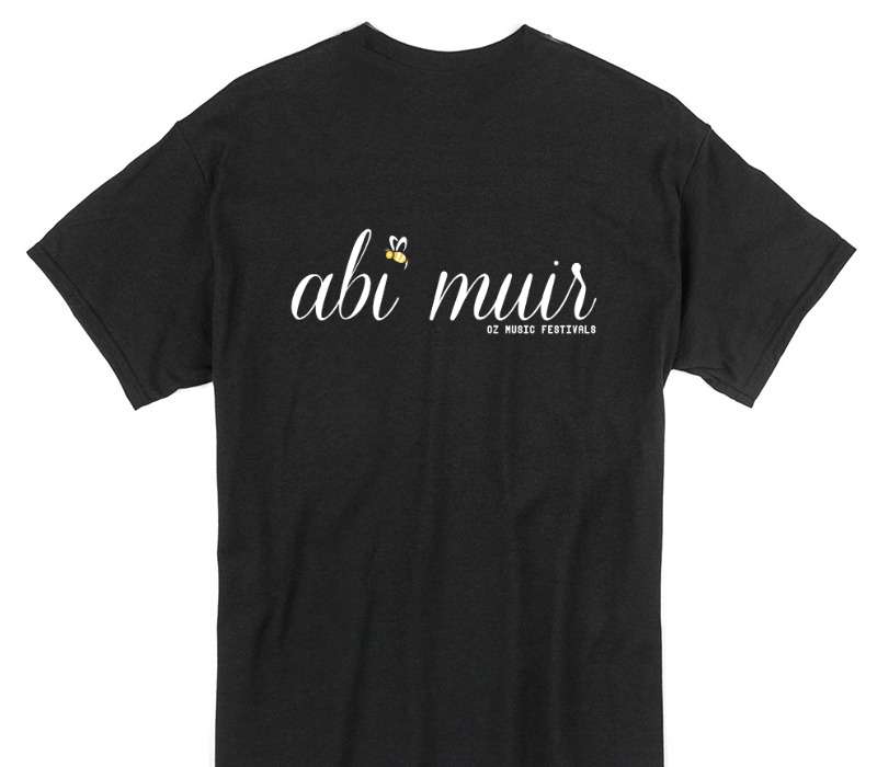 Custom Gildan 100% Cotton Black T-Shirt
