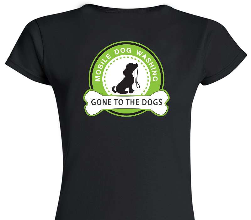 Custom Womens Soft Style 100% Cotton Black T-Shirt