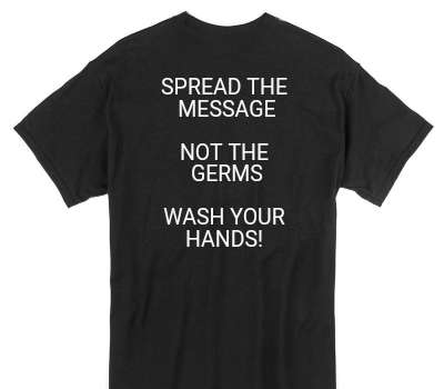Custom Gildan 100% Cotton Black T-Shirt