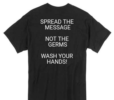Custom Gildan 100% Cotton Black T-Shirt