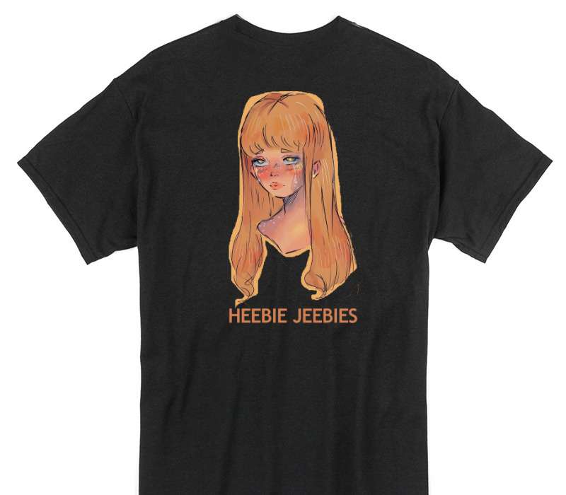 Custom Gildan 100% Cotton Black T-Shirt