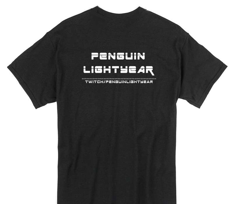 Custom Gildan 100% Cotton Black T-Shirt