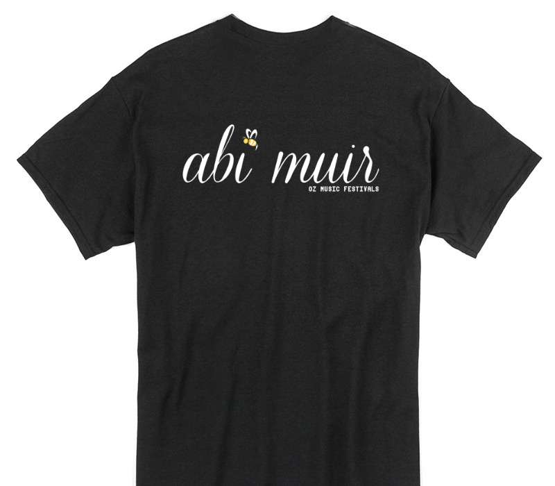 Custom Gildan 100% Cotton Black T-Shirt