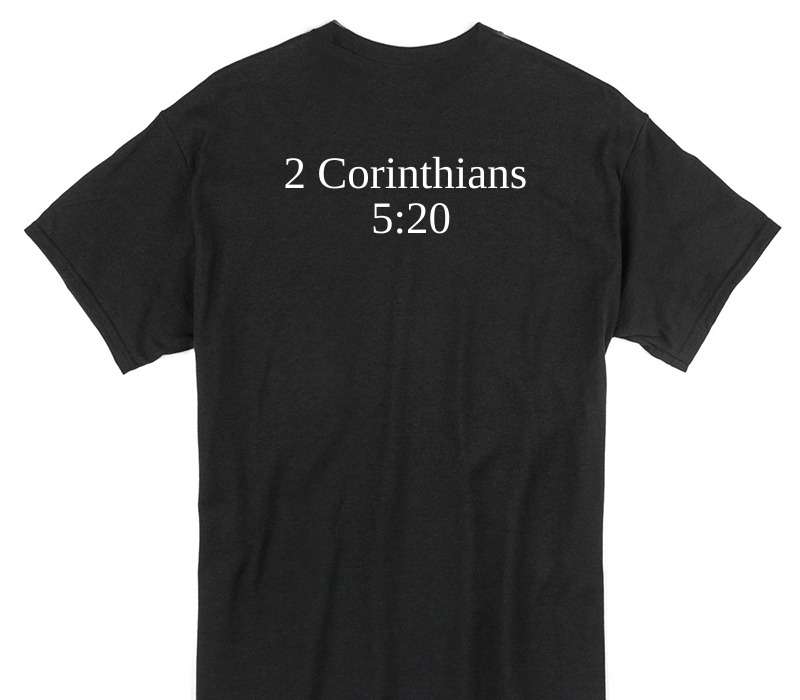 Custom Gildan 100% Cotton Black T-Shirt