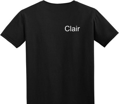 Custom Adult Soft Style 100% Cotton Black T-Shirt