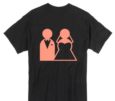 Custom Gildan 100% Cotton Black T-Shirt