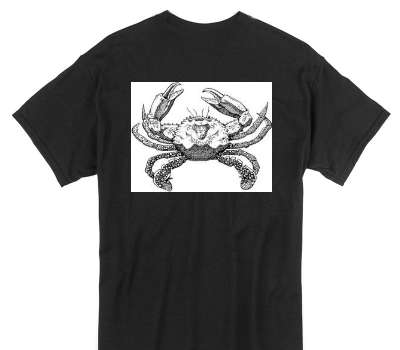 Custom Gildan 100% Cotton Black T-Shirt