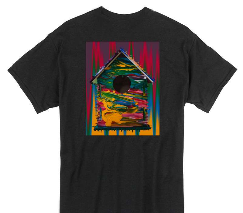 Custom Gildan 100% Cotton Black T-Shirt