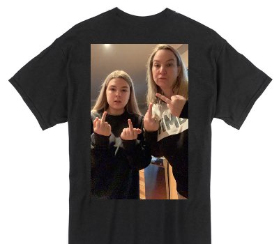 Custom Gildan 100% Cotton Black T-Shirt