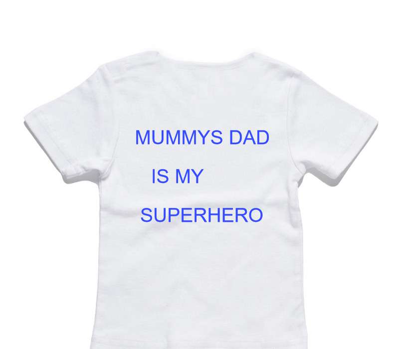 Custom AS Colour White Baby T-Shirt
