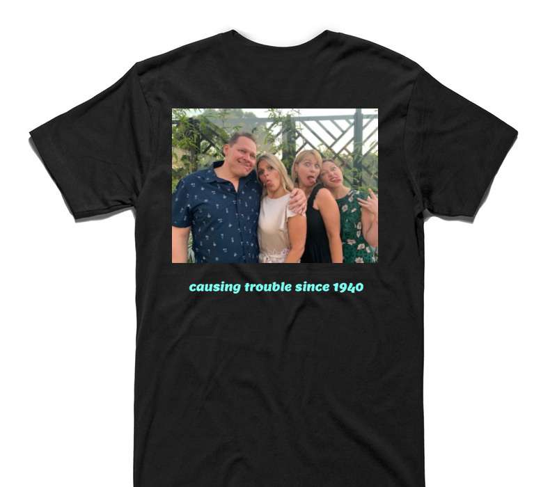 Custom AS Colour 100% Cotton Black T-Shirt