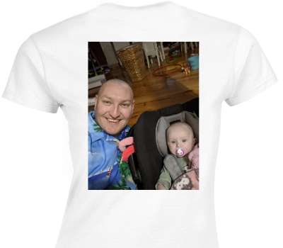 Custom Womens Soft Style 100% Cotton White T-Shirt