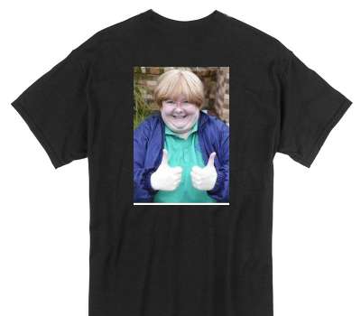 Custom Gildan 100% Cotton Black T-Shirt
