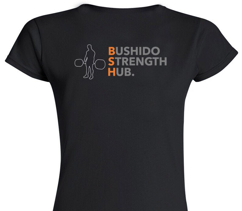 Custom Womens Soft Style 100% Cotton Black T-Shirt