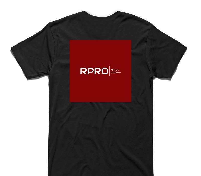 Custom AS Colour 100% Cotton Black T-Shirt